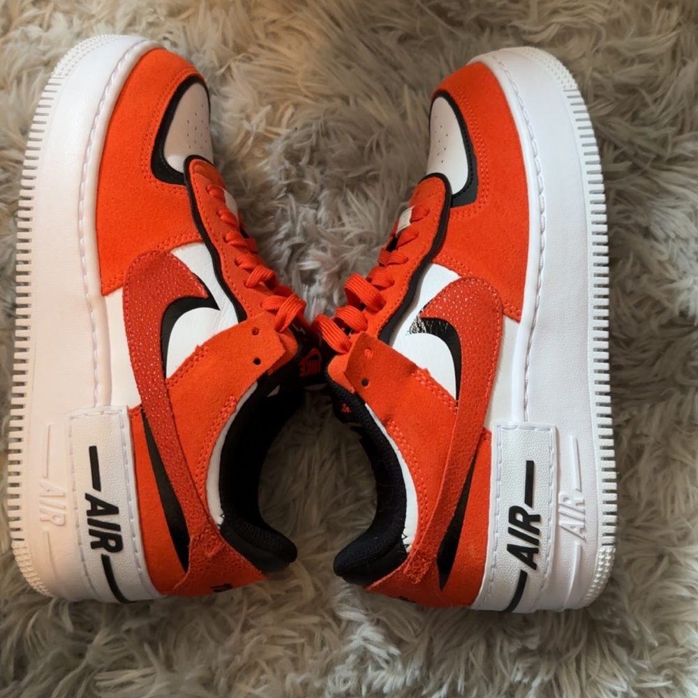Air Force shadows. Rush orange